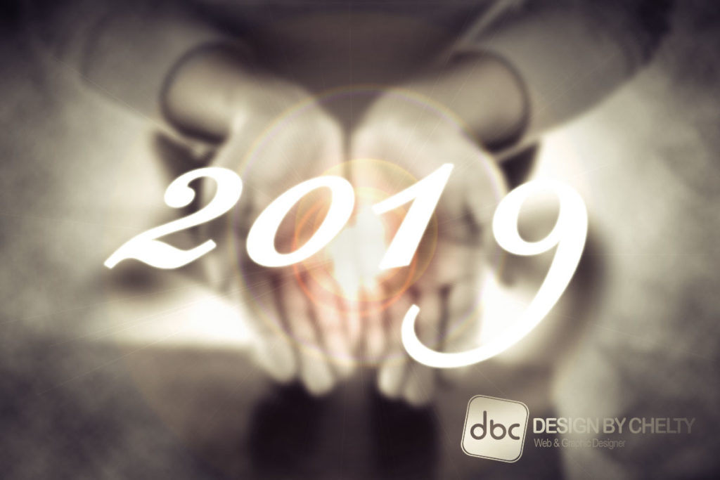 Bonne année 2019 - Design by Chelty, Agence web à Abidjan